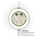 Jacketed standard electrochemical cell setup, Electrochemical Products, Redox.me, MSE Supplies