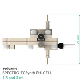 SPECTRO-ECSynth FH-CELL 1.5 and 3 mL - Spectro-Electrosynthesis Flow H-Cell 1.5 and 3 mL - MSE Supplies LLC
