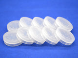 1 Inch ESD Safe Single Wafer Carrier Case (Pack of 10), Antistatic Polypropylene, Cleanroom Class 100 Grade, MSE Supplies