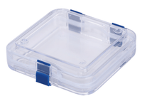 MSE PRO Static Dissipative (ESD Safe) Plastic Membrane Box (100x100x30 mm) for Delicate Materials Storage, Wafer Carrier Cases, MSE Supplies LLC, MSE Supplies