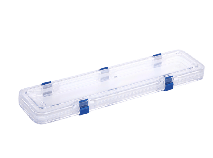 MSE PRO Static Dissipative (ESD Safe) Plastic Membrane Box (275x100x50 mm) for Delicate Materials Storage, Wafer Carrier Cases, MSE Supplies LLC, MSE Supplies