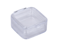 Pack of 4 MSE PRO Plastic Membrane Boxes (50x50x16 mm) for Delicate Materials Storage, Wafer Carrier Cases, MSE Supplies LLC, MSE Supplies