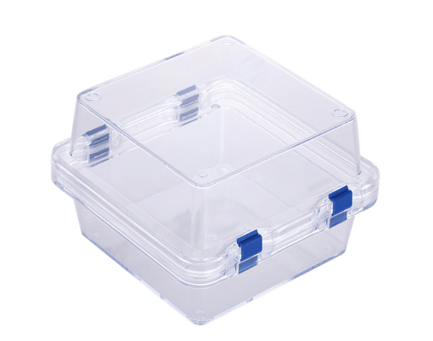 MSE PRO Plastic Membrane Box (150x150x100 mm) for Delicate Materials Storage, Wafer Carrier Cases, MSE Supplies LLC, MSE Supplies