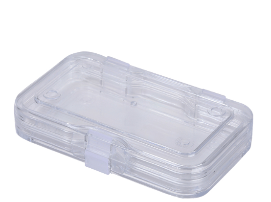 MSE PRO Static Dissipative (ESD Safe) Plastic Membrane Box (100x76x30 mm) for Delicate Materials Storage, Wafer Carrier Cases, MSE Supplies LLC, MSE Supplies