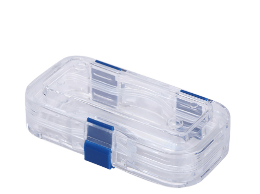 MSE PRO Static Dissipative (ESD Safe) Plastic Membrane Box (100x50x30 mm) for Delicate Materials Storage, Wafer Carrier Cases, MSE Supplies LLC, MSE Supplies