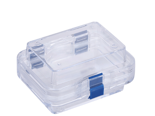 MSE PRO Static Dissipative (ESD Safe) Plastic Membrane Box (100x76x50 mm) for Delicate Materials Storage, Wafer Carrier Cases, MSE Supplies LLC, MSE Supplies