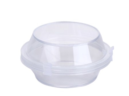 MSE PRO Plastic Membrane Box (Φ80x40 mm) for Delicate Materials Storage, Wafer Carrier Cases, MSE Supplies LLC, MSE Supplies