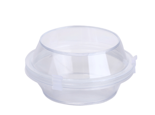 MSE PRO Static Dissipative (ESD Safe) Plastic Membrane Box (Φ80x40 mm) for Delicate Materials Storage, Wafer Carrier Cases, MSE Supplies LLC, MSE Supplies
