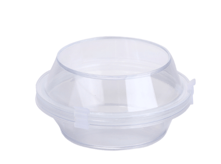 MSE PRO Static Dissipative (ESD Safe) Plastic Membrane Box (Φ80x40 mm) for Delicate Materials Storage, Wafer Carrier Cases, MSE Supplies LLC, MSE Supplies
