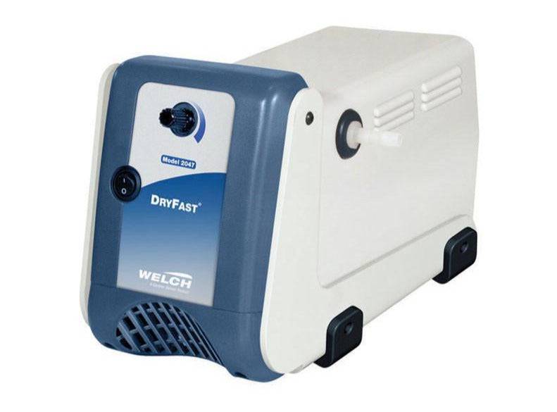 Welch 2047 DryFast 2.5 cfm Chemical Duty PTFE Diaphragm Vacuum Pump, Pump Systems, Welch, MSE Supplies