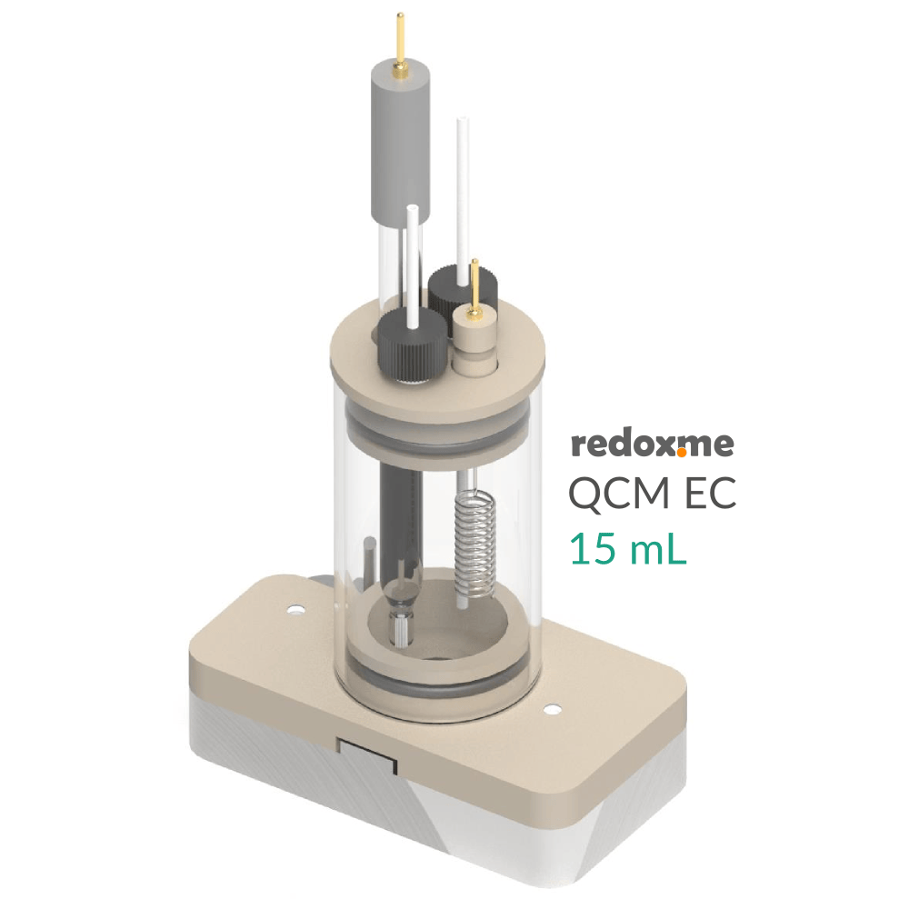 QCM EC BL 15 mL - Quartz Microbalance Electrochemical cell, Electrochemical Products, Redox.me, MSE Supplies