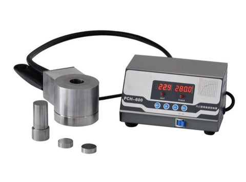 0.4" (10 mm) Diameter Heating (up to 300 °C) Pellet Pressing Die Set - MSE Supplies LLC