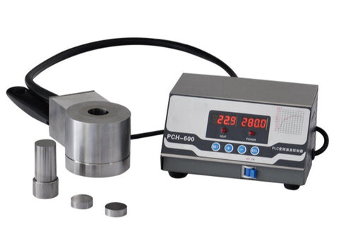 0.5" (12.7 mm) Diameter Heating (up to 300 °C) Pellet Pressing Die Set - MSE Supplies LLC