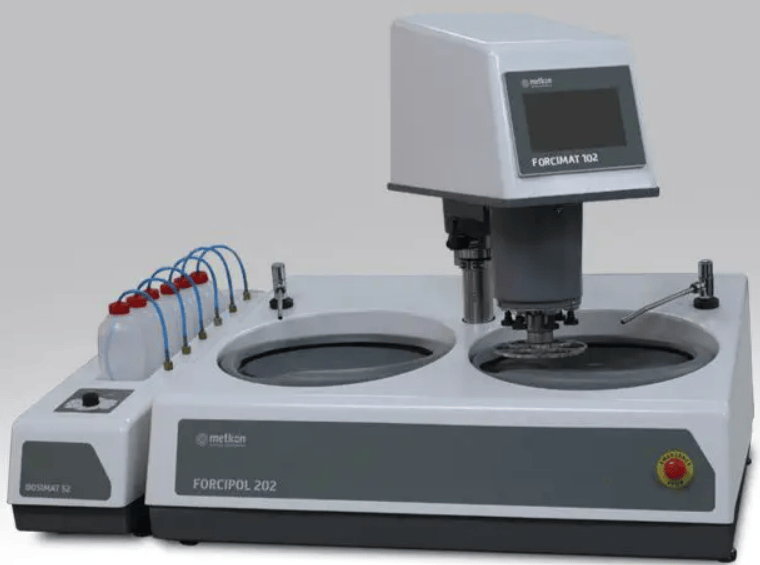 Metkon Grinding and Polishing Machine FORCIPOL 102/202 with Manual, Semi-automatic or Automatic Control Unit, Metallographic Machines, Metkon Instruments, MSE Supplies