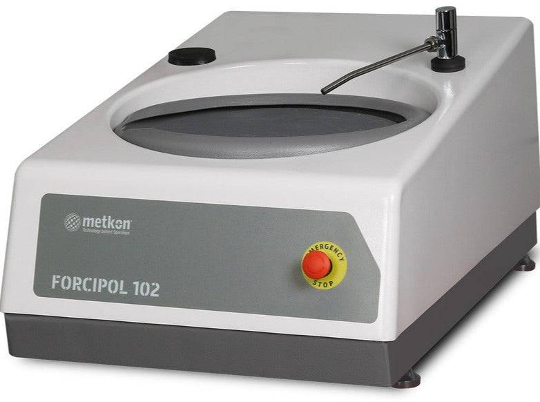 Metkon Grinding and Polishing Machine FORCIPOL 102/202 with Manual, Semi-automatic or Automatic Control Unit, Metallographic Machines, Metkon Instruments, MSE Supplies
