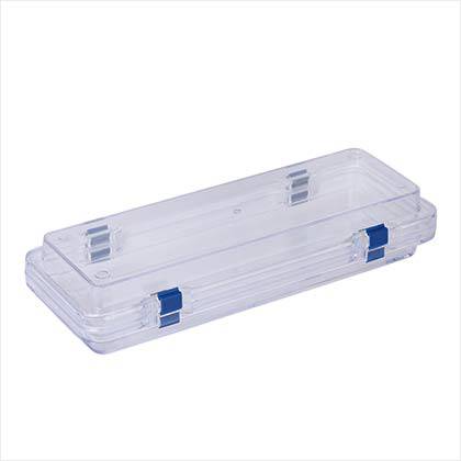 MSE PRO Plastic Membrane Box (275x100x50 mm) for Delicate Materials Storage, Wafer Carrier Cases, MSE Supplies LLC, MSE Supplies