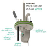 Jacketed standard electrochemical cell setup, Electrochemical Products, Redox.me, MSE Supplies