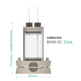 Bottom mount electrochemical cell setup,  MSE Supplies