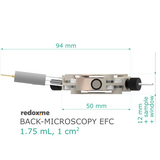 Back-microscopy electrochemical flow cell setup,  MSE Supplies
