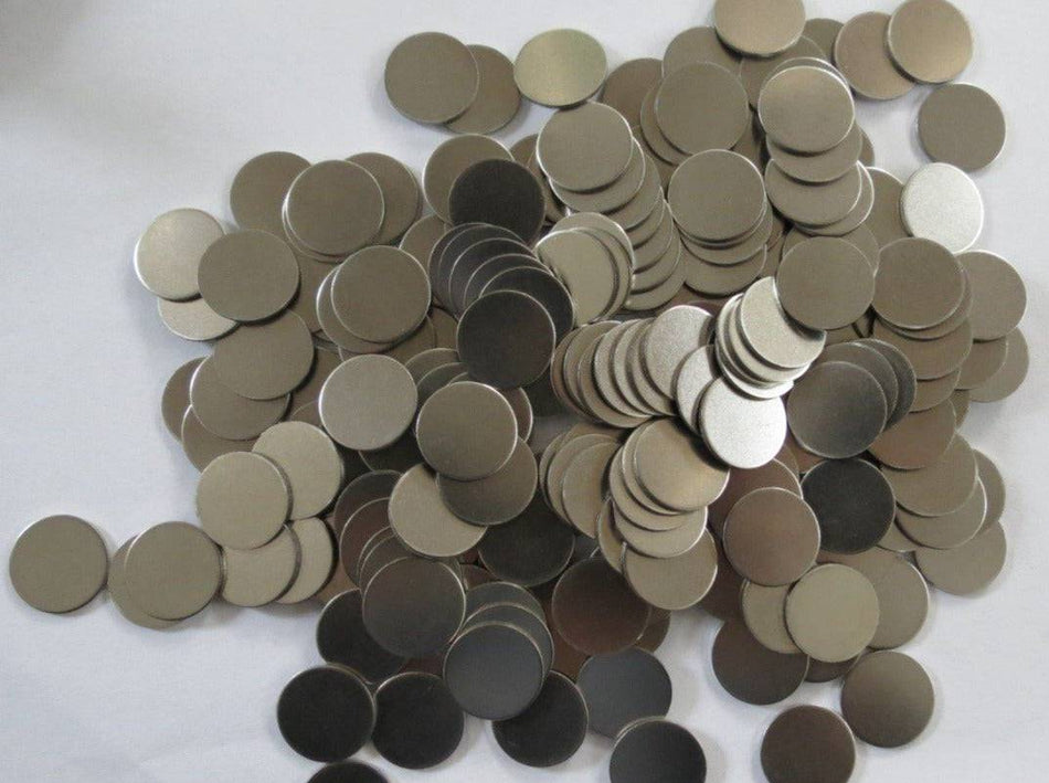 MSE PRO 50 pcs of Aluminum Spacer for High Voltage CR2016, CR2025, CR2032 Coin Cell Research, Battery Consumables, MSE Supplies LLC, MSE Supplies