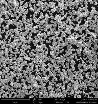 Ampcera® LLZO Powder Nb-Doped Lithium Lanthanum Zirconate Garnet, D50 ~ 5um, Battery Consumables, MSE Supplies LLC, MSE Supplies