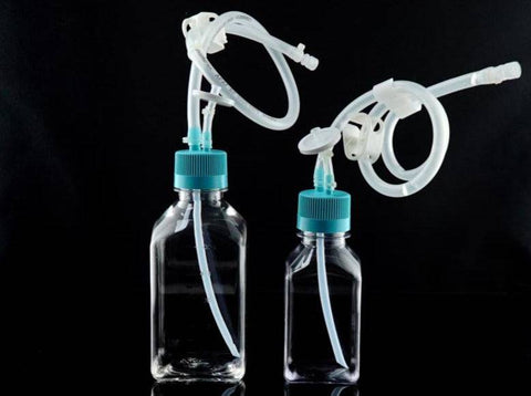 NEST PETG Square Storage Bottle with Tube, Bio Lab Consumables, NEST Scientific, MSE Supplies