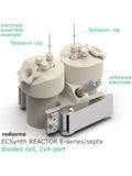 Electrosynthesis Reactor E-Series/Septa, 30 Mm OD, Divided Cell, 2x4-Port - MSE Supplies LLC