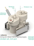 Electrosynthesis Reactor E-Series/Septa, 30 Mm OD, Divided Cell, 2x4-Port - MSE Supplies LLC