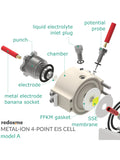 Metal-Ion 4-Point Electrochemical Impedance Spectroscopy Cell, Model A - MSE Supplies LLC