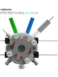 PTFE Photo-Electrochemical Flow H-Cell - MSE Supplies LLC