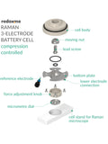 Raman Three-Electrode Battery Cell – Compression Controlled - MSE Supplies LLC