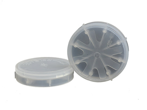 2 Inch ESD Safe Single Wafer Carrier Case (Pack of 10), Antistatic Polypropylene, Cleanroom Class 100 Grade - MSE Supplies LLC