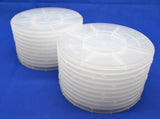6 Inch ESD Safe Single Wafer Carrier Case (Pack of 10), Antistatic Polypropylene, Cleanroom Class 100 Grade - MSE Supplies LLC