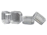 Pack of 12 Plastic Membrane Boxes (38x38x17 mm) for Delicate Materials Storage - MSE Supplies LLC