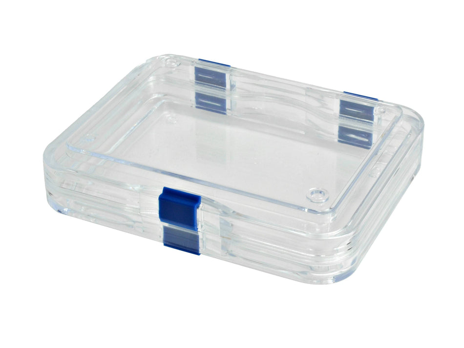 MSE PRO Plastic Membrane Box (125x100x30.6 mm) for Delicate Materials Storage, Wafer Carrier Cases, MSE Supplies LLC, MSE Supplies