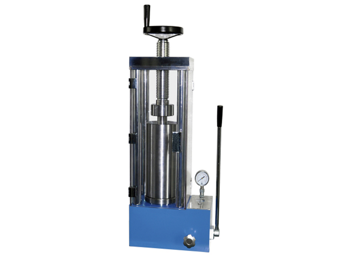 MSE PRO 20T Manual Cold Isostatic Press (CIP) with 30mm ID Vessel and Safety Shield, Pellet Press Die Set, MSE Supplies LLC, MSE Supplies