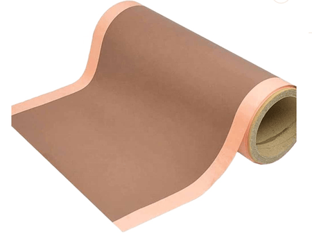 MSE PRO 2 kg/roll Single Side Conductive Carbon Coated Copper Foil For Battery Research (260 mm wide 11 µm thick), Battery Consumables, MSE Supplies LLC, MSE Supplies