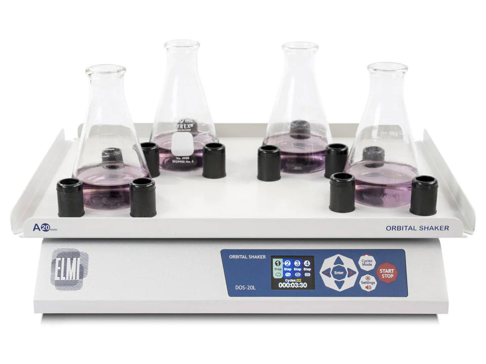 ELMI Sky Line DOS-20M Digital Orbital Shaker 20mm Amplitude with Medium Platform (500/300 rpm), Shakers, ELMI, MSE Supplies