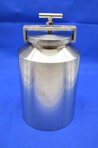 5L (5,000ml) Stainless Steel Roller Mill Jars - 304 or 316 Grade,  MSE Supplies