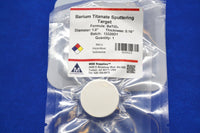 MSE PRO BaTiO<sub>3</sub> sputtering target, 1" diameter x 0.16" thickness, Sputtering Targets, MSE Supplies LLC, MSE Supplies