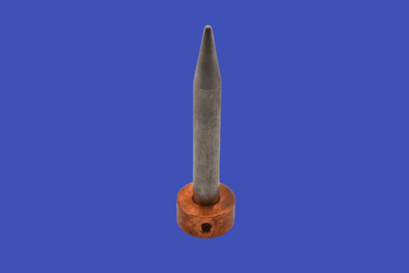 Tungsten Electrode, Complete ɸ8.0 x 65 mm, part 6082, Arc Melter and Quencher, Edmund Buhler, MSE Supplies