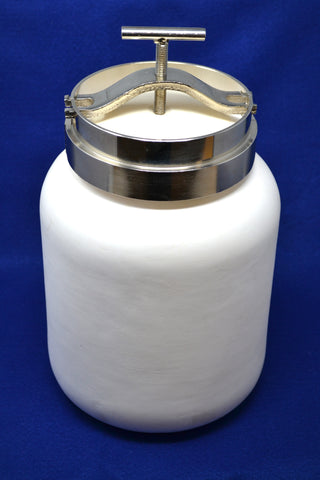 5L (5,000 ml) 99% High Alumina Ceramic Roller Mill Jar,  MSE Supplies