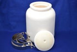 5L (5,000 ml) 99% High Alumina Ceramic Roller Mill Jar,  MSE Supplies