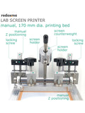 Laboratory Screen Printer - Manual, 170 mm Dia. Printing Bed - MSE Supplies LLC