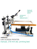 Laboratory Screen Printer - Manual, 170 mm Dia. Printing Bed - MSE Supplies LLC