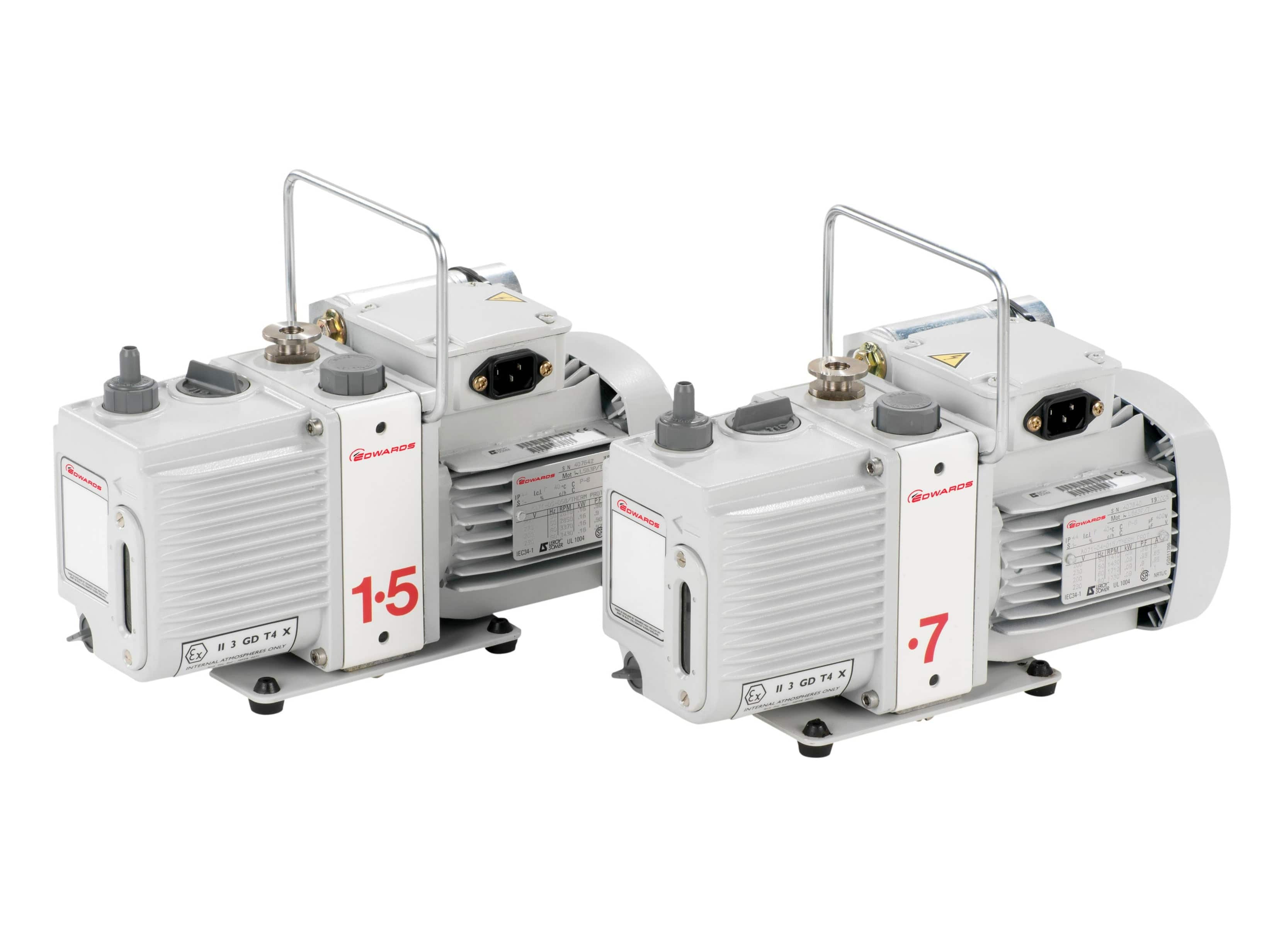 Edwards 1.2 CFM E2M1.5 Two Stage Rotary Vane Pump, Pump Systems, Edwards, MSE Supplies