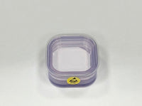 Pack of 4 Static Dissipative Plastic (ESD Safe) Membrane Boxes (55x55x25 mm) for Delicate Materials Storage - MSE Supplies LLC