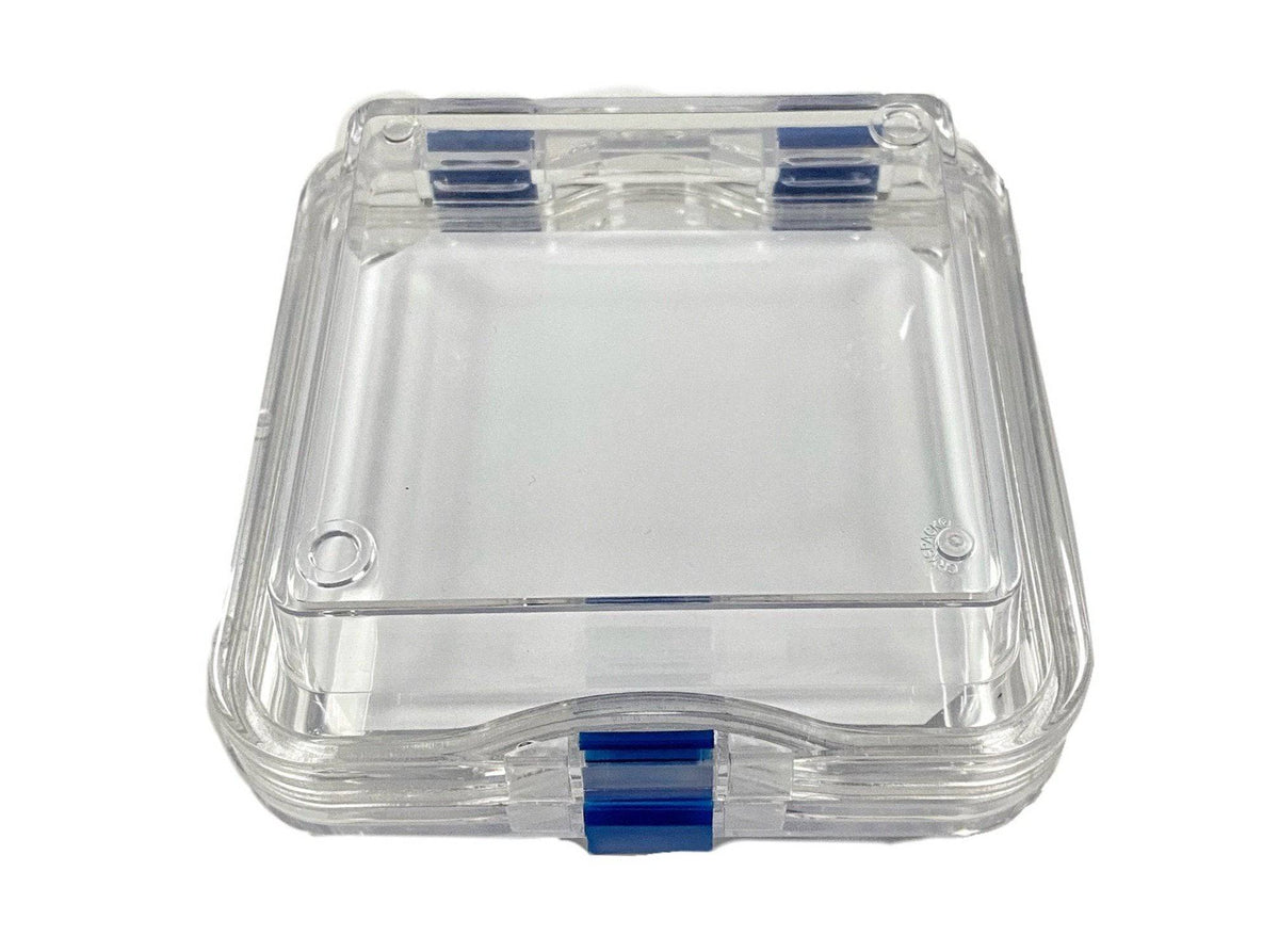 MSE PRO Static Dissipative (ESD Safe) Plastic Membrane Boxes (300x300x50 mm) for Delicate Materials Storage, Wafer Carrier Cases, MSE Supplies LLC, MSE Supplies