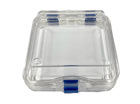 MSE PRO Static Dissipative (ESD Safe) Plastic Membrane Boxes (300x300x50 mm) for Delicate Materials Storage, Wafer Carrier Cases, MSE Supplies LLC, MSE Supplies