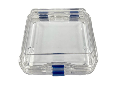 MSE PRO Static Dissipative (ESD Safe) Plastic Membrane Boxes (75x75x25 mm) for Delicate Materials Storage, Wafer Carrier Cases, MSE Supplies LLC, MSE Supplies
